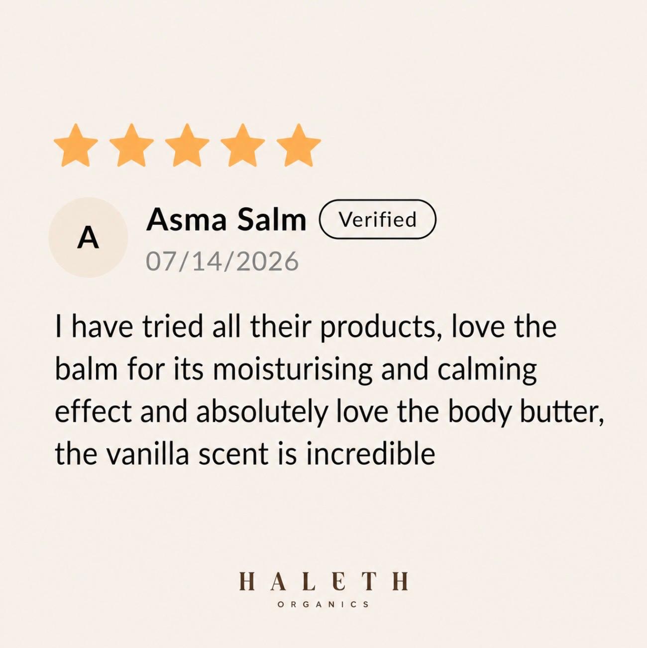 Camel Milk Body Butter - Vanilla (100ml)
