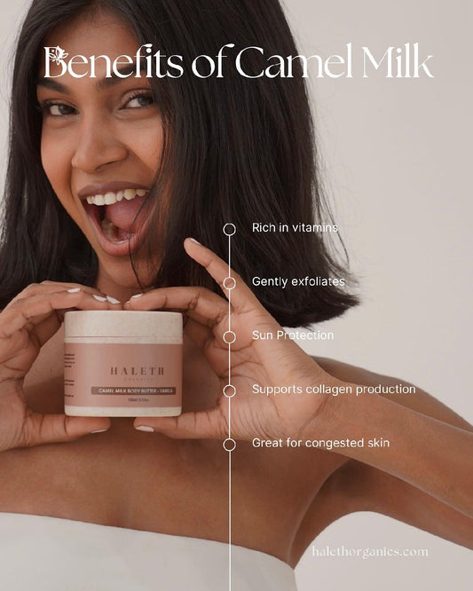 Camel Milk Body Butter - Vanilla (100ml)